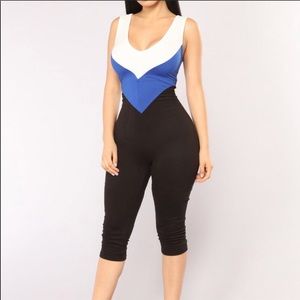 Fashion Nova Color Block Jumpsuit